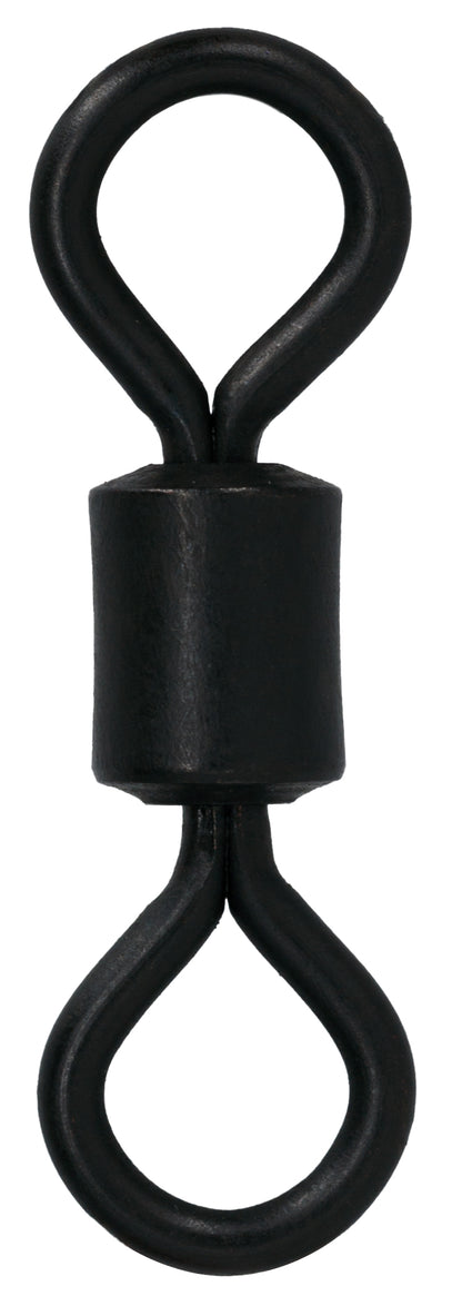 Mikado Roll-Wirbel - NR. 3/0 - Schwarz Matt - 5 Stk.
