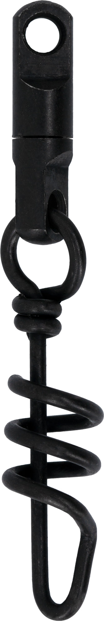 Mikado Wirbel - Mit Schnappen Schraube - Größe 6mm - Schwarz Matt - 5 Stk.