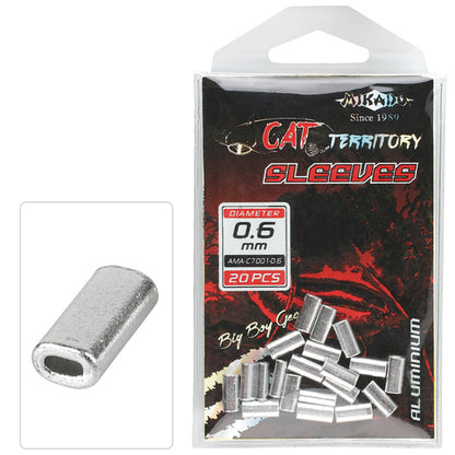 Mikado Crimp-Hülse - Aluminium - Größe 0.8mm - 20  Stk.