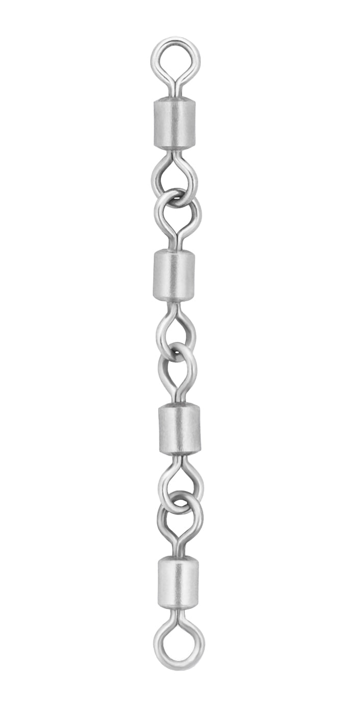 Mikado Wirbel - Jaws Fourfold Swivels Xl Salt Water - 55kg - 5 Stk.