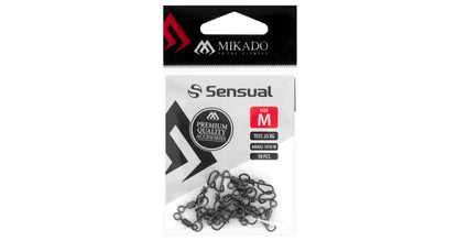 Mikado Roll-Wirbel - Mit Schnappen Mikado - Größe Xl - 10 Stk.