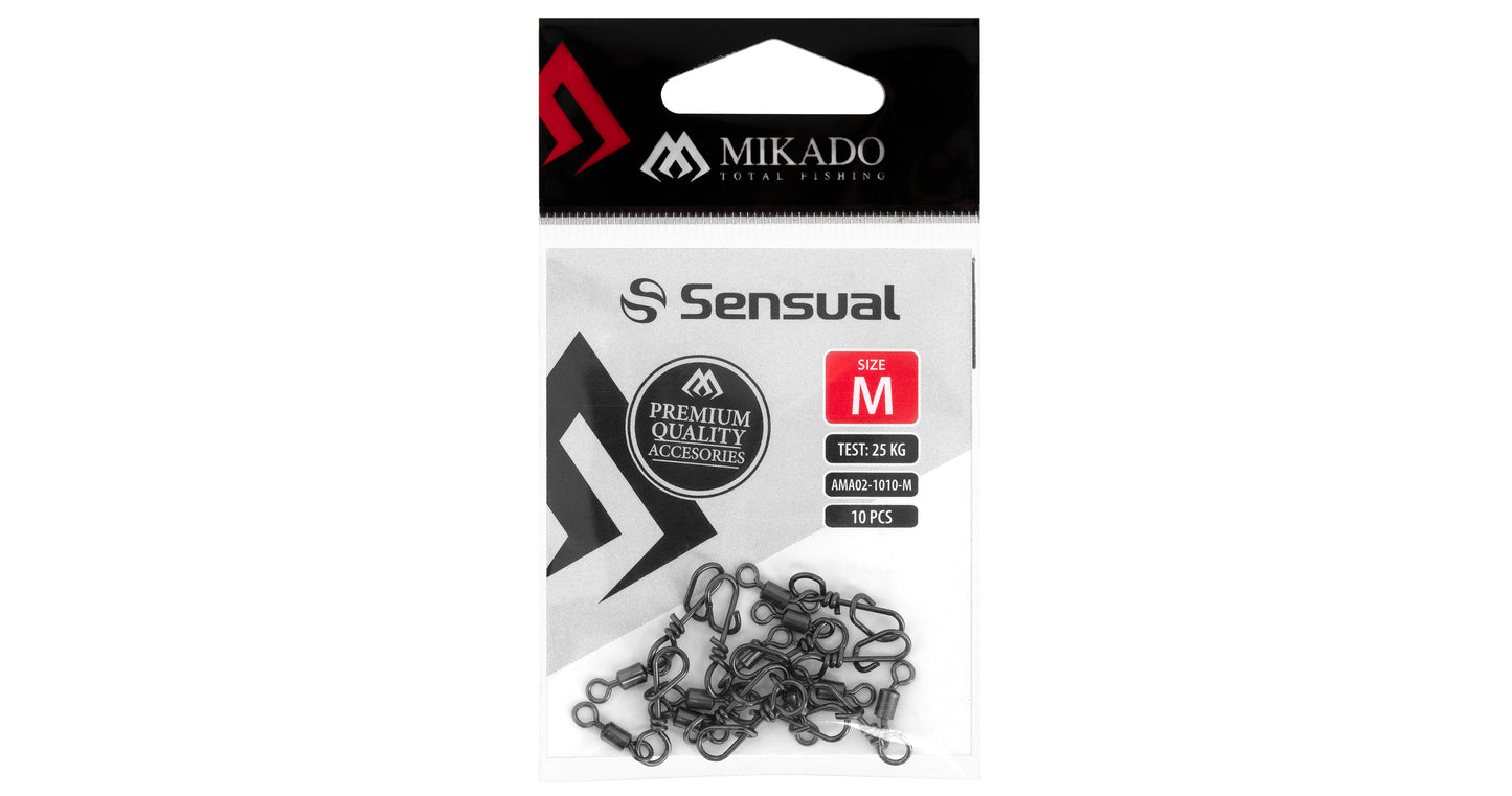 Mikado Roll-Wirbel - Mit Schnappen Mikado - Größe Xs - 10 Stk.