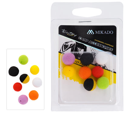 Mikado Zig Rig - Pop Up - Eva-Schaum 12mm - Mix - 8 Stk.