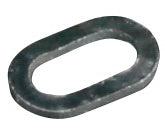 Mikado Rig Ring - Oval 6.0mm - Schwarz Matt - 25 Stk.