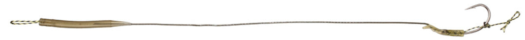 Mikado Karpfen Rig - Anti-Blow Out Rig 23cm/25lbs - Haken 6 - 2 Stk.