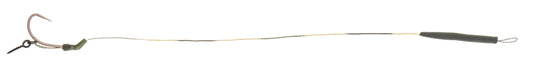 Mikado Karpfenvorfach - Slip D-Rig - 23cm/25lbs - Haken Ohne Widerhaken: