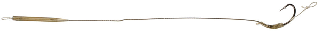 Mikado Karpfen Rig - Universal Rig 23cm/25lbs - Haken 2 - 2 Stk.