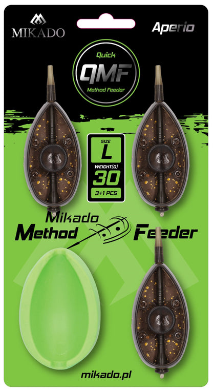Mikado Feeder - Method Feeder Aperio Q.M.F. System L Set - 3x30g + Feeder Form - 1 Satz