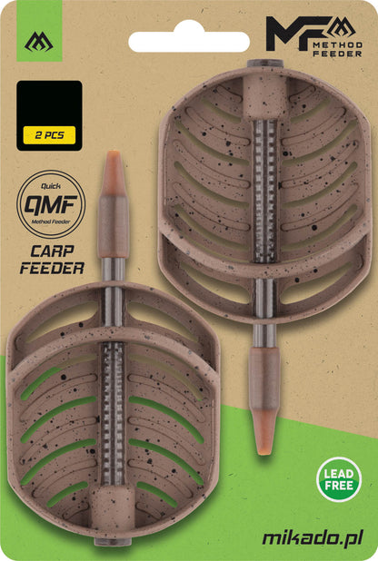 Mikado Futterkorb - Carp Feeder - Q.M.F. System - 40g - 2 Stk.