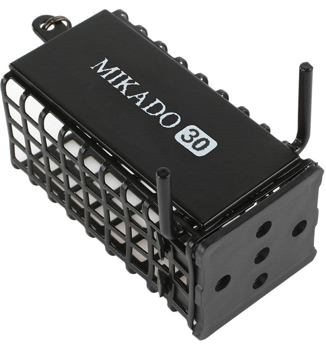 Mikado Feeder - Quadrat Mit Klaue - 20g (25x30x44) - Schwarz - 10 Stk.