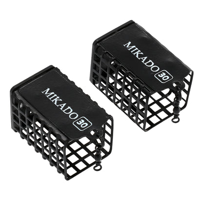 Mikado Feeder - Square With Bottom - 100g - (30x30x55mm) - 2 pcs.