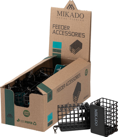 Mikado Feeder - Quadrat Mit Boden - 50g - (30x30x44mm) - 1 Stk.