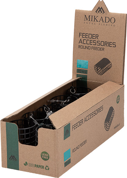 Mikado Feeder - Rund - 20g - (32x37mm) - 1 Stk.
