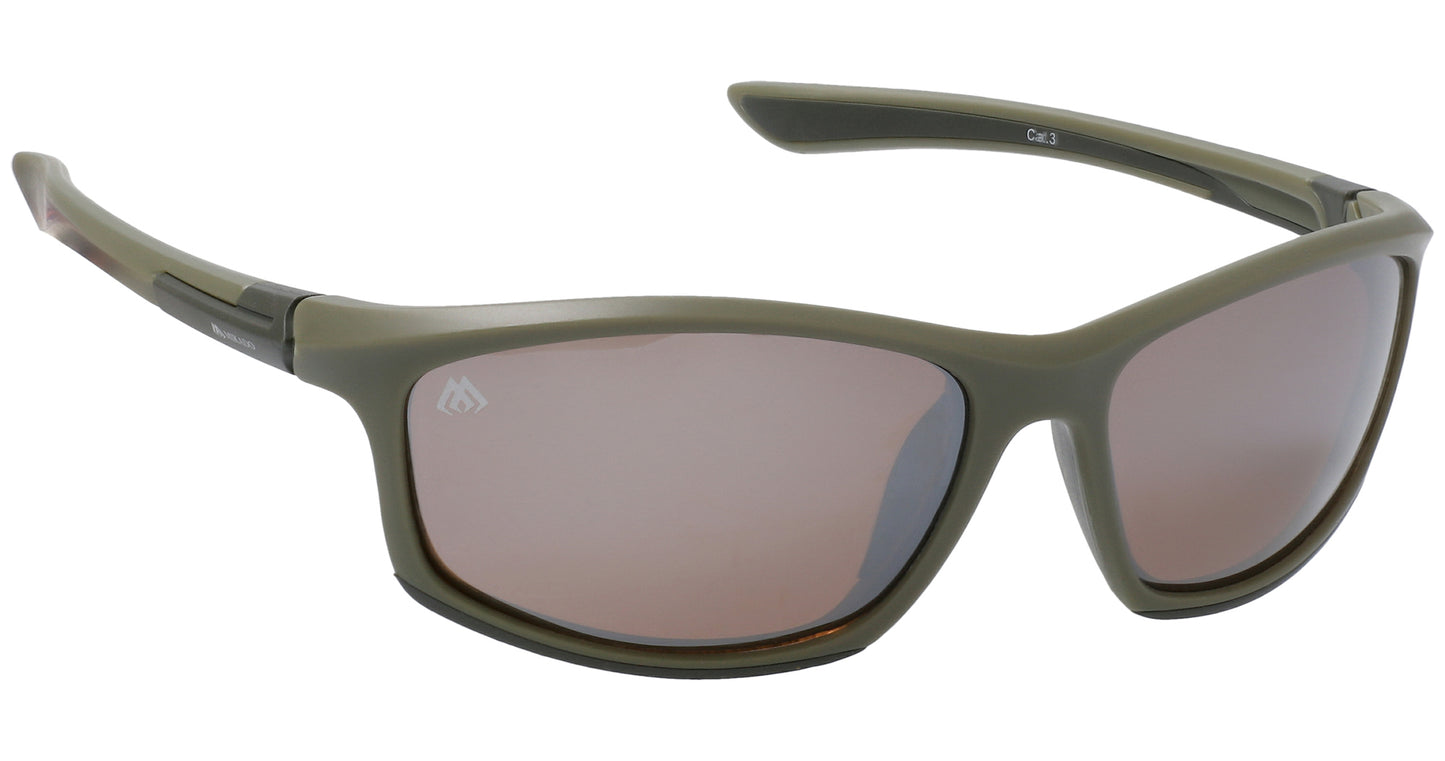 Mikado Sonnenbrille - Polarisiert - 7871 - Braun Mit Spiegeleffekt - 1 Stk.