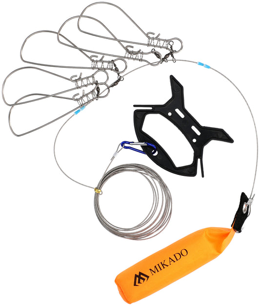 Mikado Set - Snaps Zum Hältern Des Fisches An Der Schnur - 14cm - 5 Stk.