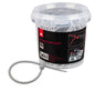 Mikado Band - Silikon-Clipband - 21,5 cm/GRAU - 50 stk.