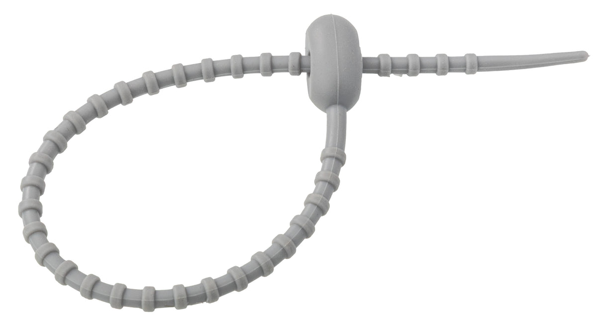 Mikado Band - Silikon-Clipband - 21,5 cm/GRAU - 50 stk.