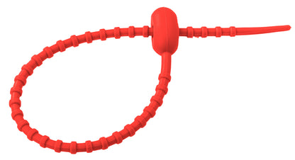 Mikado Band - Silikon-Clipband - 21,5 cm/ROT - 50 stk.