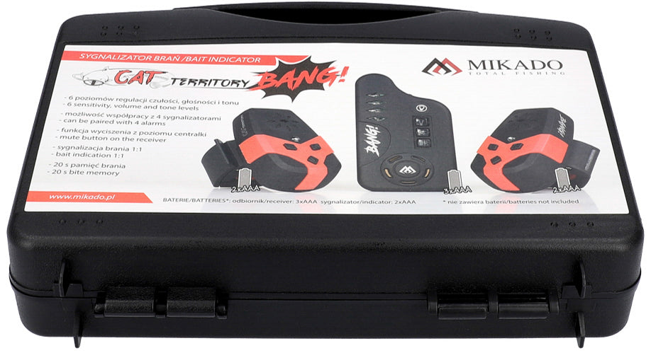 Mikado Bissanzeiger - Wels - Cat Territory BANG! (SET 2+1) - Rot Und Blau - 1 Satz