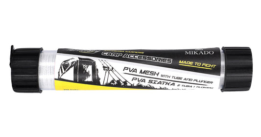 Mikado Pva - Mesh Mit Tube Und Plunger Medium Auflösend 23mm/5m - 1 Stk.
