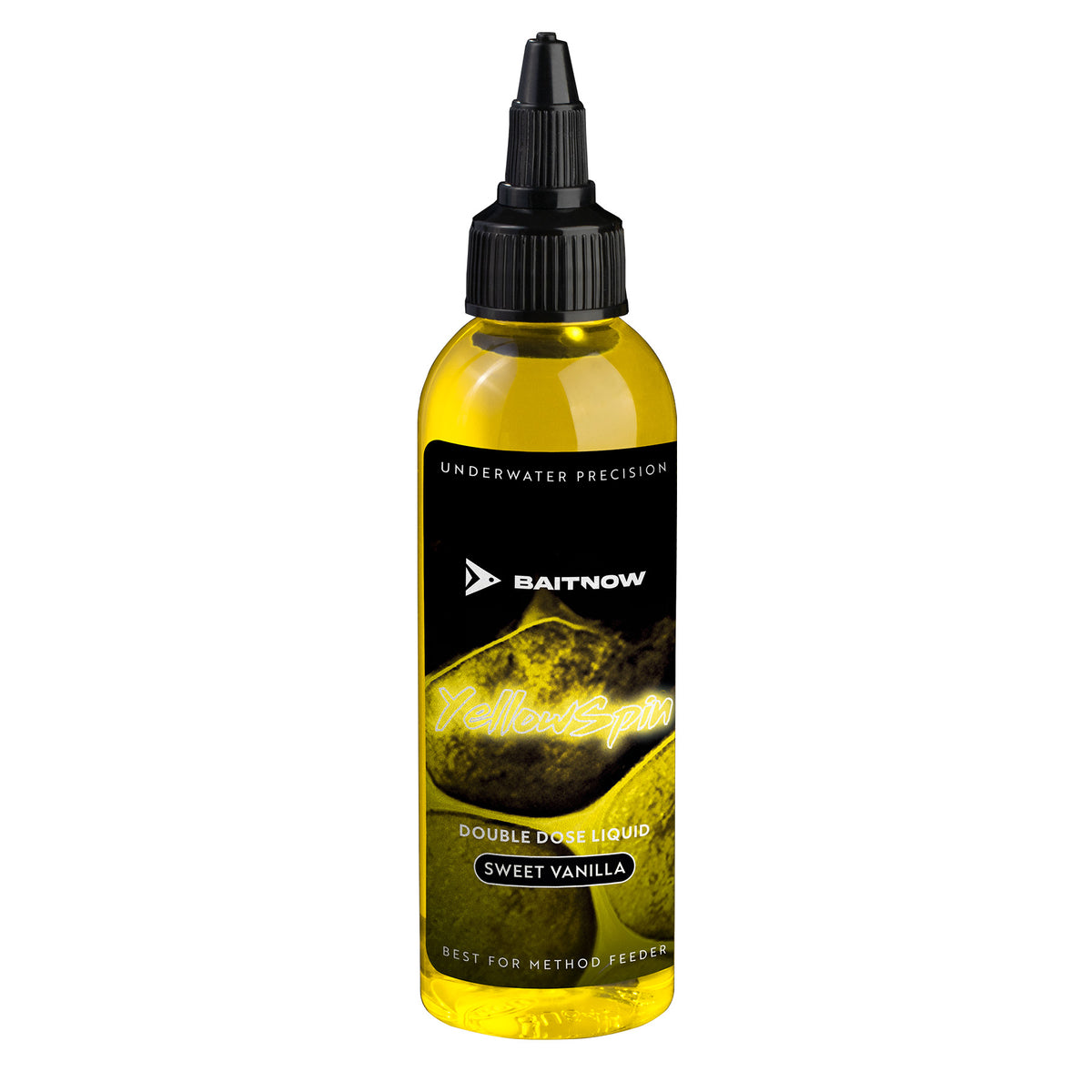 Mikado Liquid Method Feeder - Double Dose Yellow Spin 100ml - Packung 1 stk.