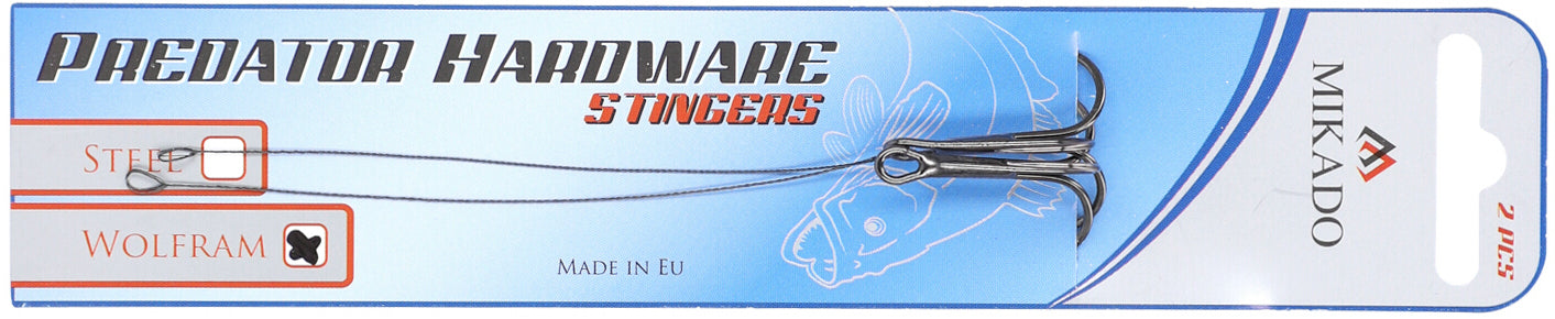 Mikado Stinger - Ph Tungsten - 7cmx8kg - Drillingshaken: 6 - 2 Stk.