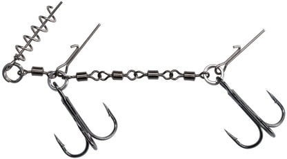 Mikado Stinger - Jaws Double Evo Stinger - 25kg - Drillingshaken NR. 1/0 - 1 Stk.