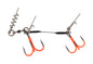 Mikado Stinger - Titan Jaws Double Evo Titanium Uv - 25 Kg - Drillinge 1/0 , 1 -  1 STK.