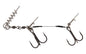 Mikado Stinger - Titan Jaws Double Evo Titanium Xl - 30 Kg - Drillinge 2/0 , 1/0 -  1 STK.