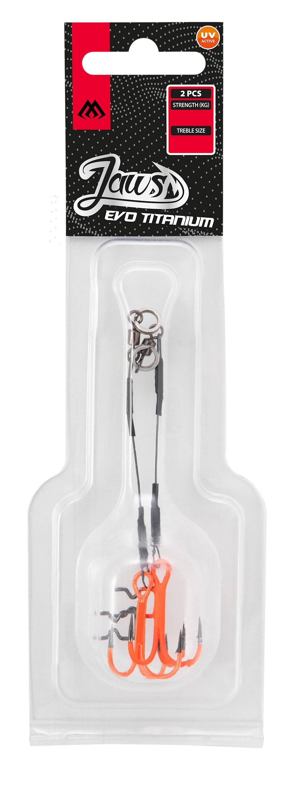 Mikado Stinger - Titan Jaws Evo Titanium - 15 kg/10 Cm - Drilling 1 Uv -  2 STK.