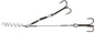 Mikado Stinger - Jaws Stahl Ohne Stifte - 5+10cmx24kg - Drillingshaken: 1/0 - 1 Stk.