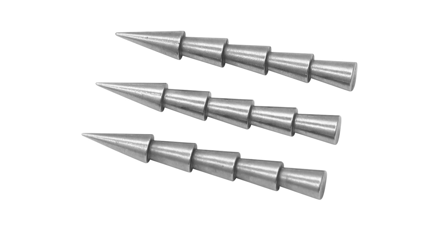 Mikado Nadel Für Köder - Gerade Wolfram Jaws 16mm/0.89g - 3 Stk.