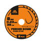 Mikado Feeder Bomb Rig - With Push Stop - Barbless Hooks No 10 / Monoline 0.20mm/38cm - 8 pcs.