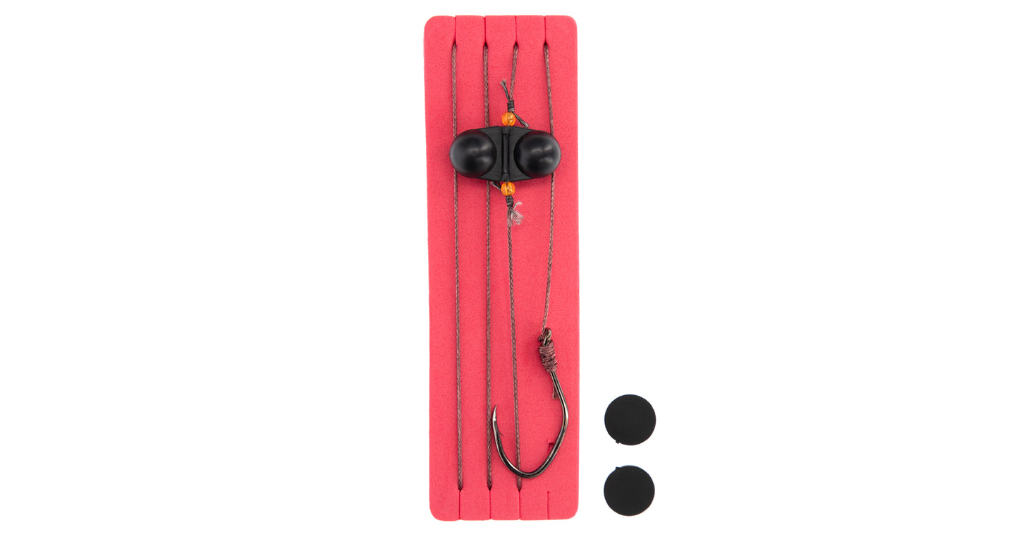 Mikado Set - Wels - Intro Cat „LIVE BAIT/EEL RIG” 100cm Haken Grösse - 2/0 - 1 Satz