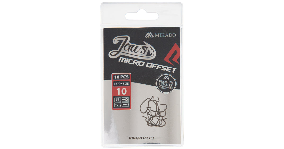 Mikado Haken - Jaws Micro Offset NR. 6 - 10 Stk.