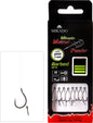 Mikado Methode Feeder Rig - Mit Nadel - Haken Mit Widerhaken Grösse 8 / Schnur: 0.25mm/10cm - 8 Stk.