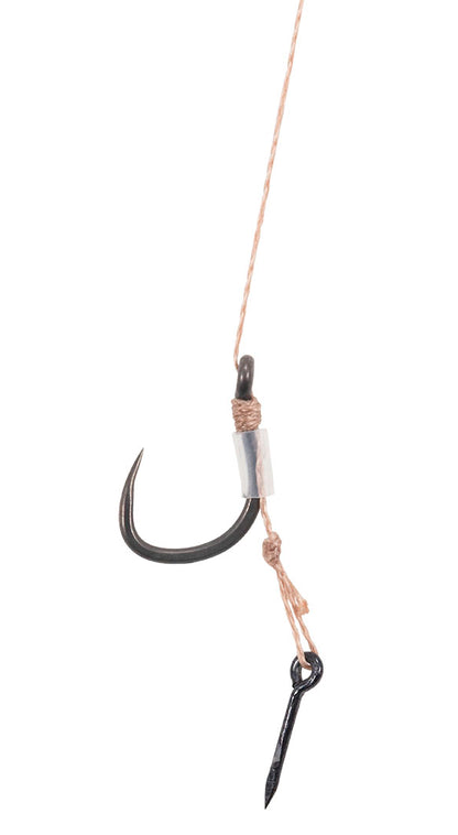Mikado Leader Mf - MF14 Mit Nadel - Haken Ohne Widerhaken 4 / Geflochtene SCHNÜRE: 0.18mm/10cm - 8 Stk.