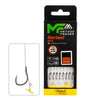 Mikado Leader Mf - MF14 Mit Push Stop - Haken Mit Widerhaken Grösse  12 / Geflochtene SCHNÜRE: 0.12mm/10cm - 8 Stk.