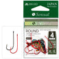 Mikado Haken - Sensual - Round Mit Widerhaken NR. 8 Red - 10 Stk.