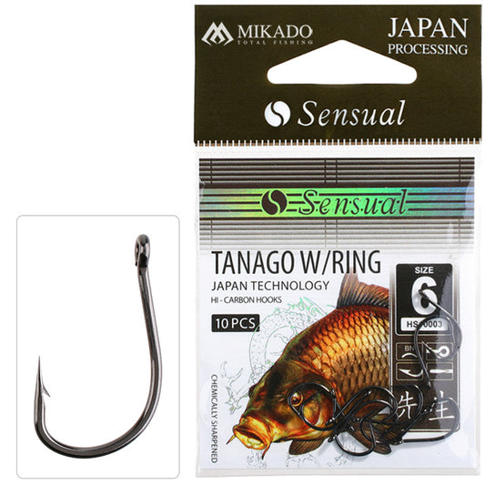 Mikado Haken - Sensual - Tanago W/RING NR. 2 Bn - 10 Stk.