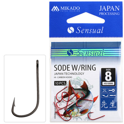 Mikado Haken - Sensual - Sode W/RING NR. 16 Bn - 10 Stk.