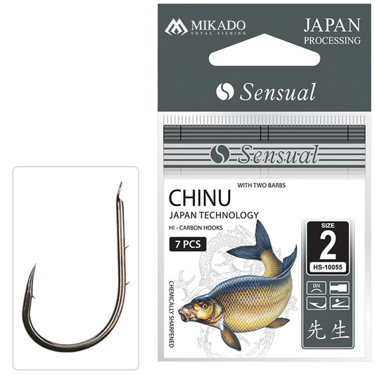 Mikado Haken - Sensual - Chinu Mit Widerhaken NR. 10 Bn - 10 Stk.
