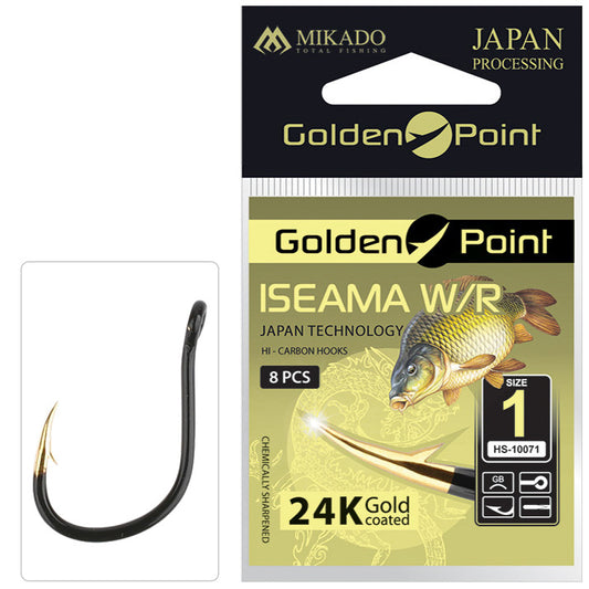 Mikado Haken - Golden Point - Iseama W/R NR. 8 Gb - 10 Stk.