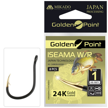Mikado Haken - Golden Point - Iseama W/R NR. 1 Gb - 8 Stk.