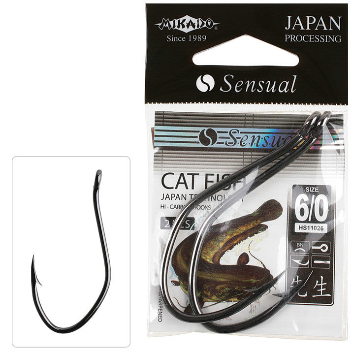 Mikado Haken - Sensual - Cat Fish NR. 6/0 Bn - 2 Stk.