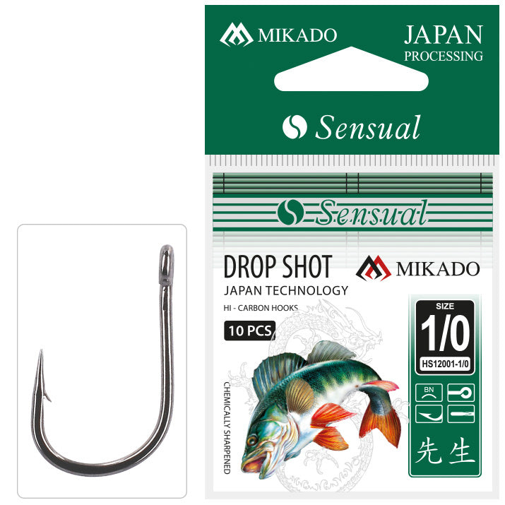 Mikado Haken - Sensual - Drop Shot NR. 3/0 Bn - 10 Stk.