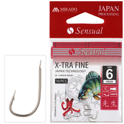 Mikado Haken - Sensual - X-Tra Fine NR. 12 Lbr - 10 Stk.