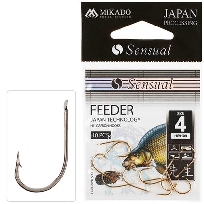 Mikado Haken - Sensual - Feeder 9109 NR. 8 Bn - 10 Stk.