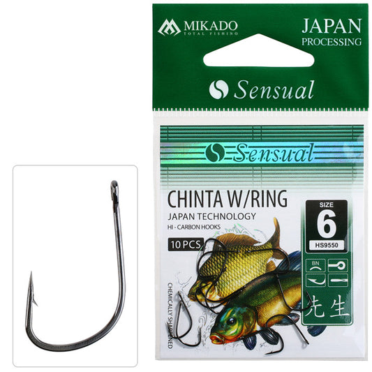 Mikado Haken - Sensual - Chinta W/RING NR. 14 Bn - 10 Stk.