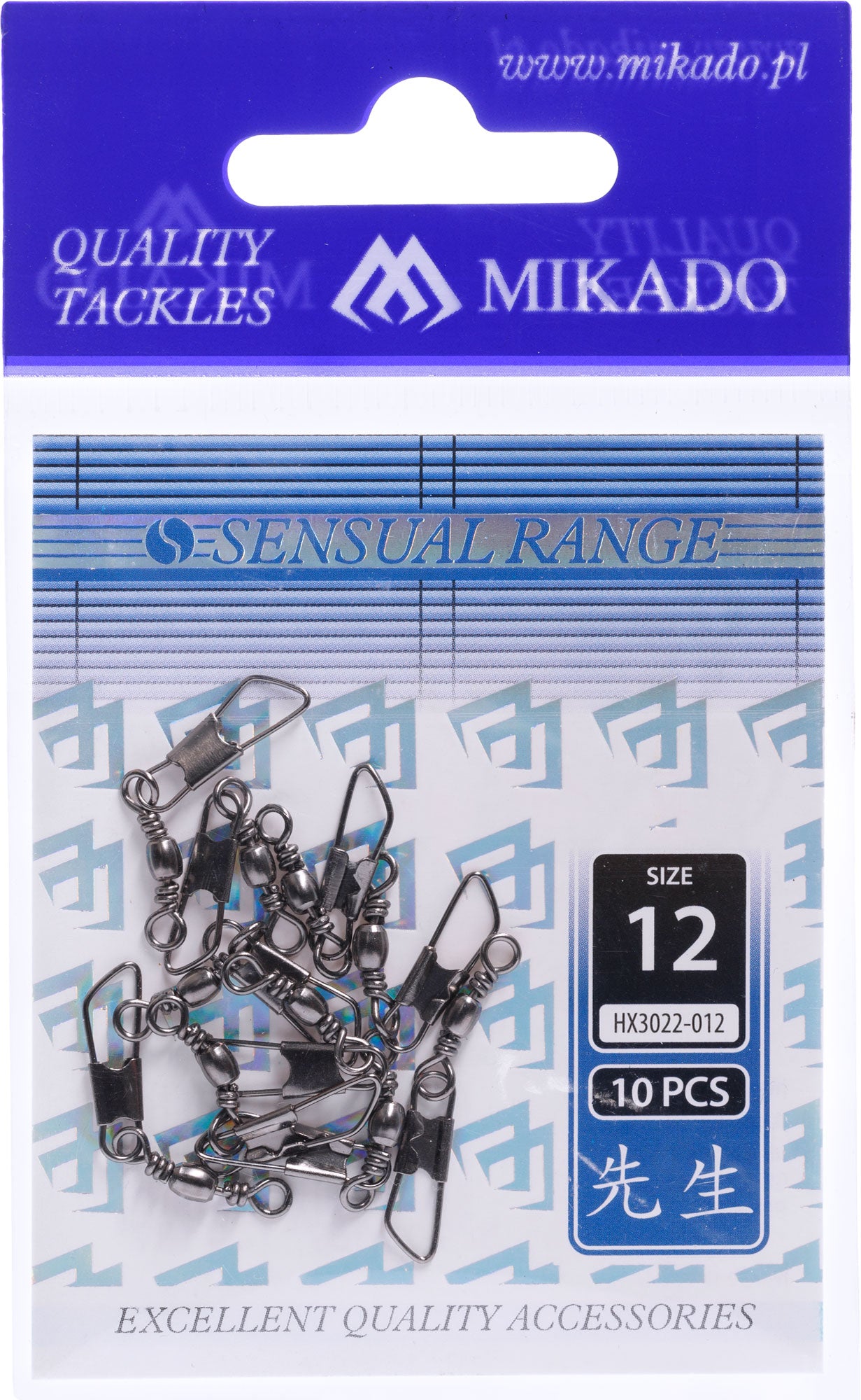 Mikado Tönnchenwirbel - Mit Safety Snap NR. 16 Bn - 10 Stk.
